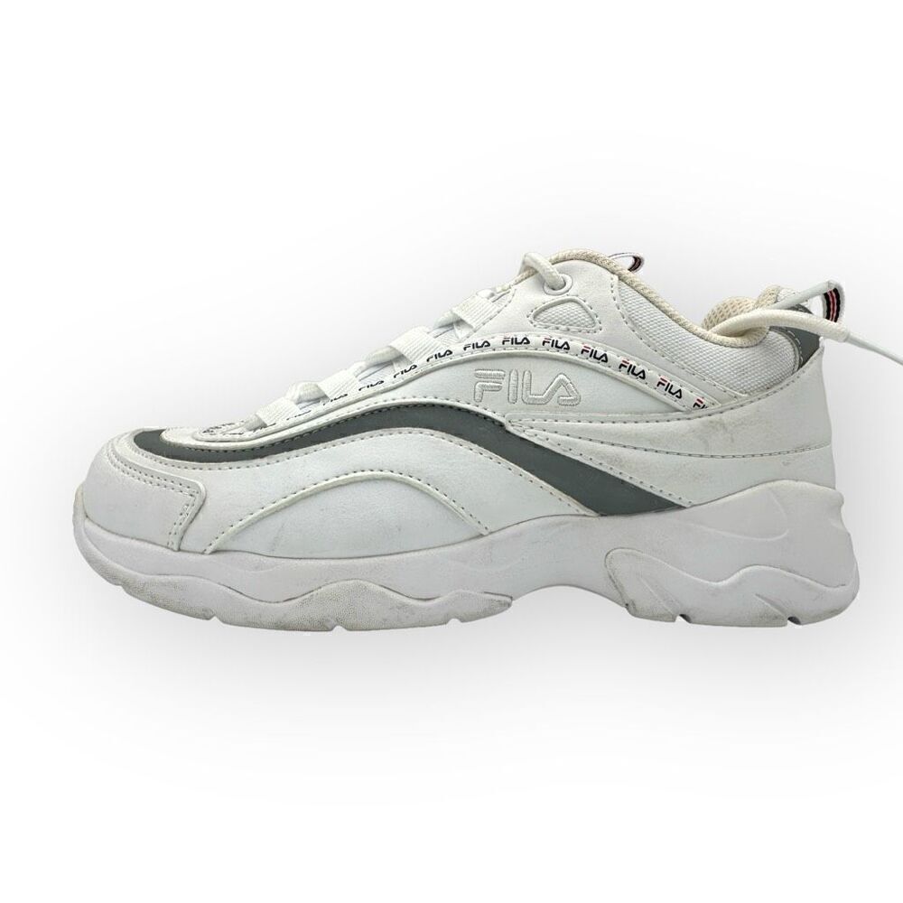 Fila 5rm00683-150 ray trainers Athletic Shoes White Womens 7